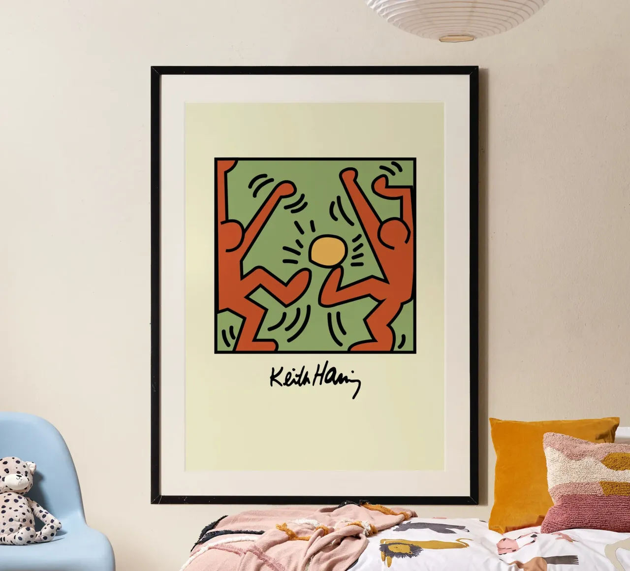Keith Haring - Figure radiose - stampa pop art poster da ClubArt