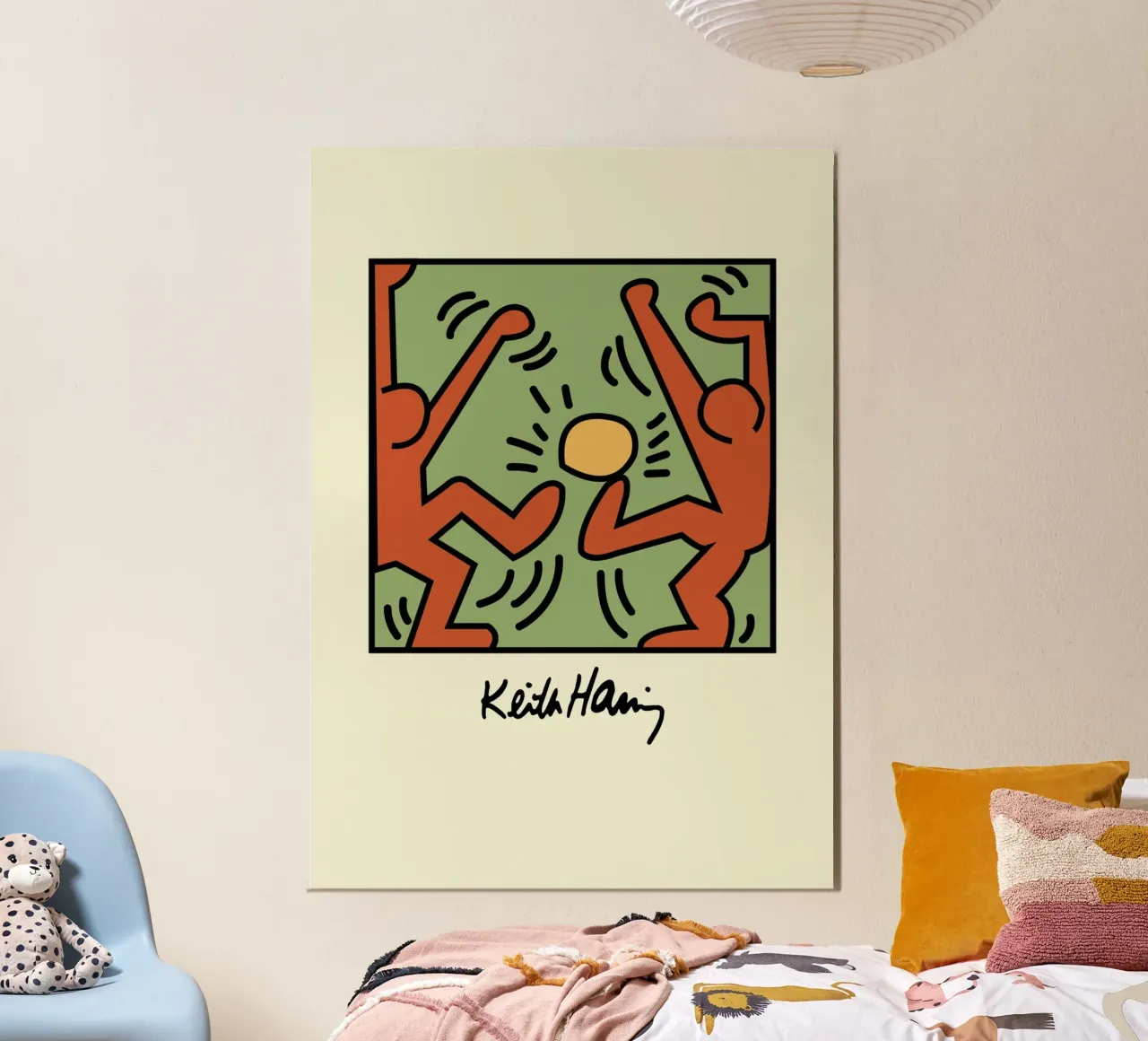 Keith Haring - Figure radiose - stampa pop art poster da ClubArt