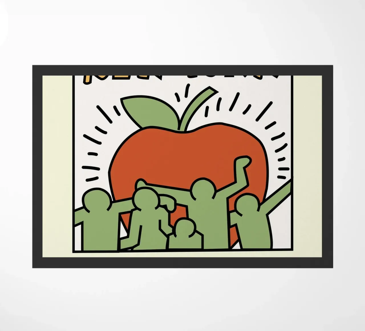 Poster di Keith Haring New York Big Apple zerbino da ClubArt