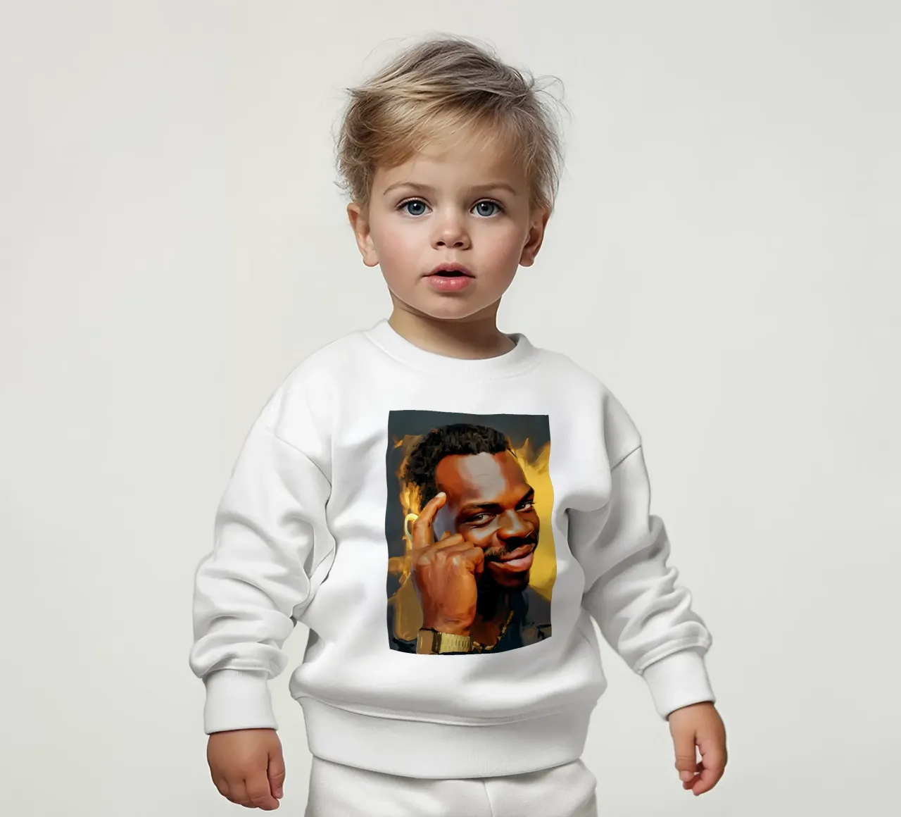 Think About It Meme Art felpa neonato da Lootprint