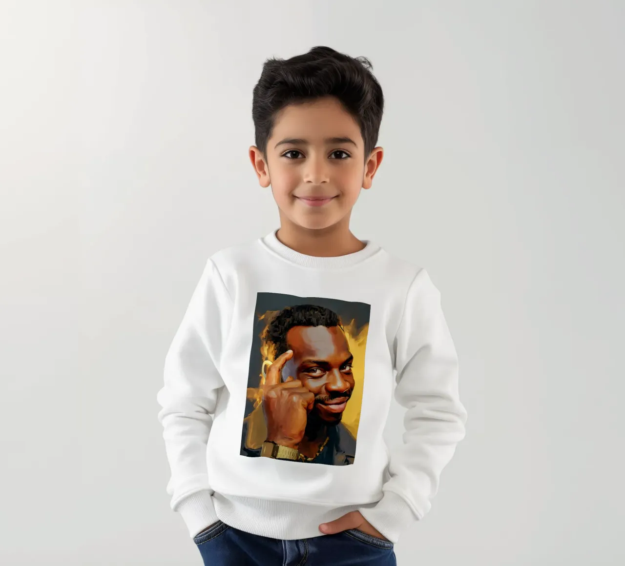 Think About It Meme Art felpa bambino da Lootprint