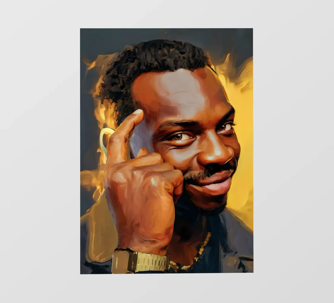 Think About It Meme Art telo in pvc da Lootprint