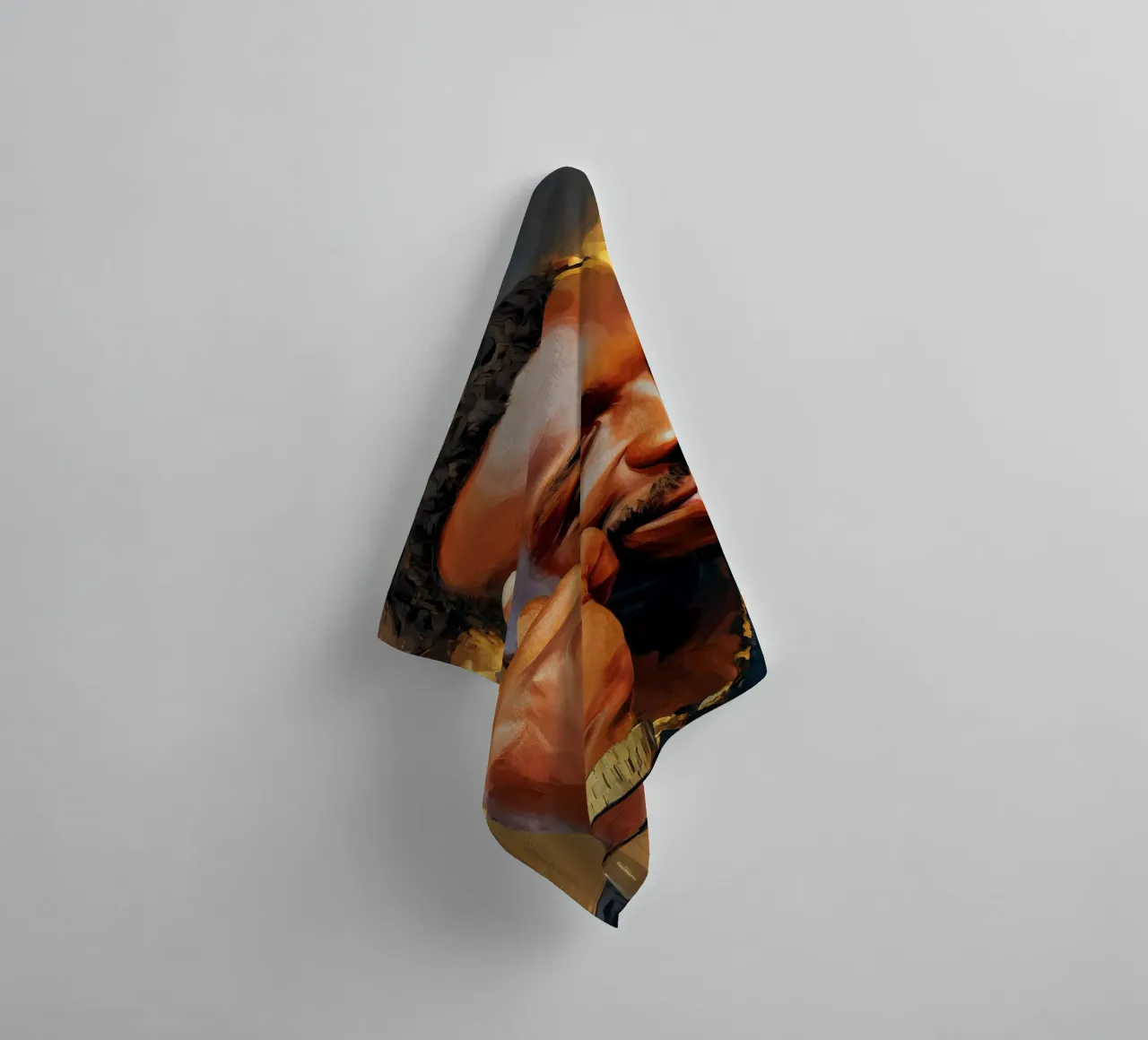 Think About It Meme Art asciugamano da bagno da Lootprint