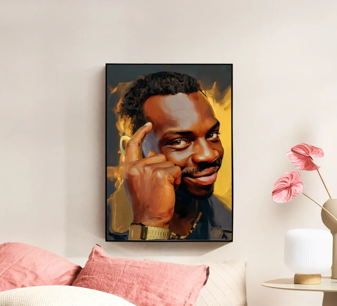 Think About It Meme Art plexiglass da Lootprint