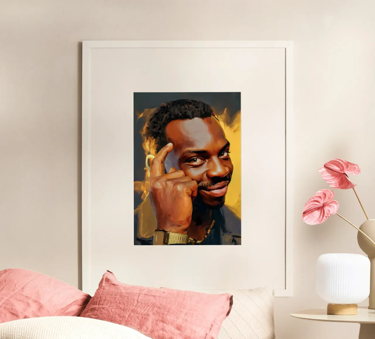 Think About It Meme Art carta hahnemühle da Lootprint