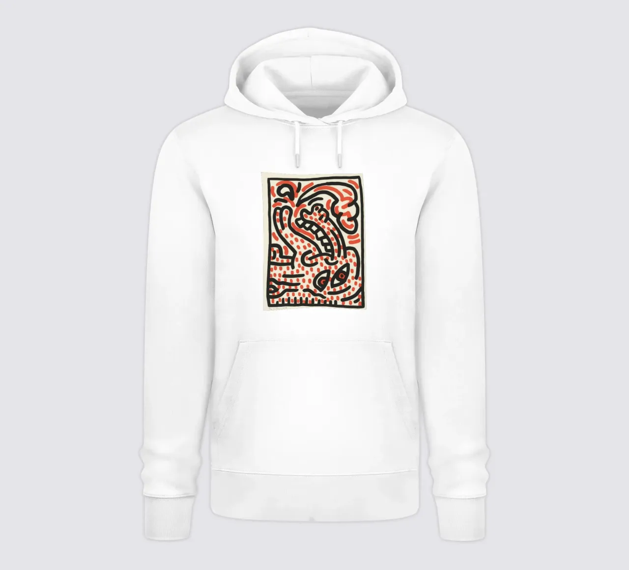 Keith Haring Ludo Abstract Pop Art Print sudadera con capucha de ClubArt