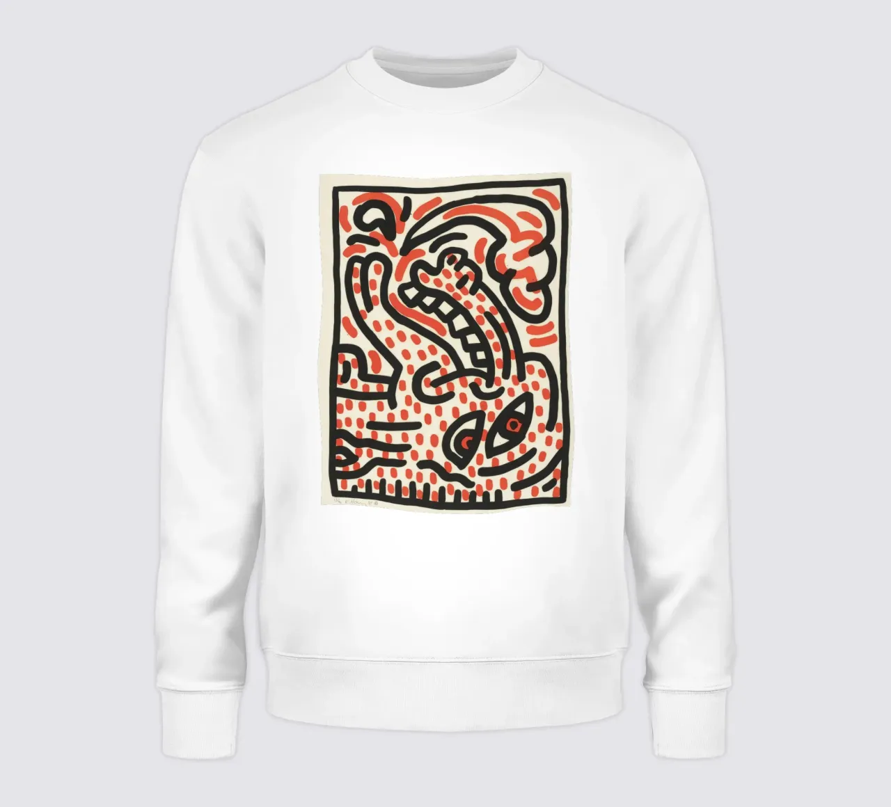 Keith Haring Ludo Abstract Pop Art Print sudadera de ClubArt
