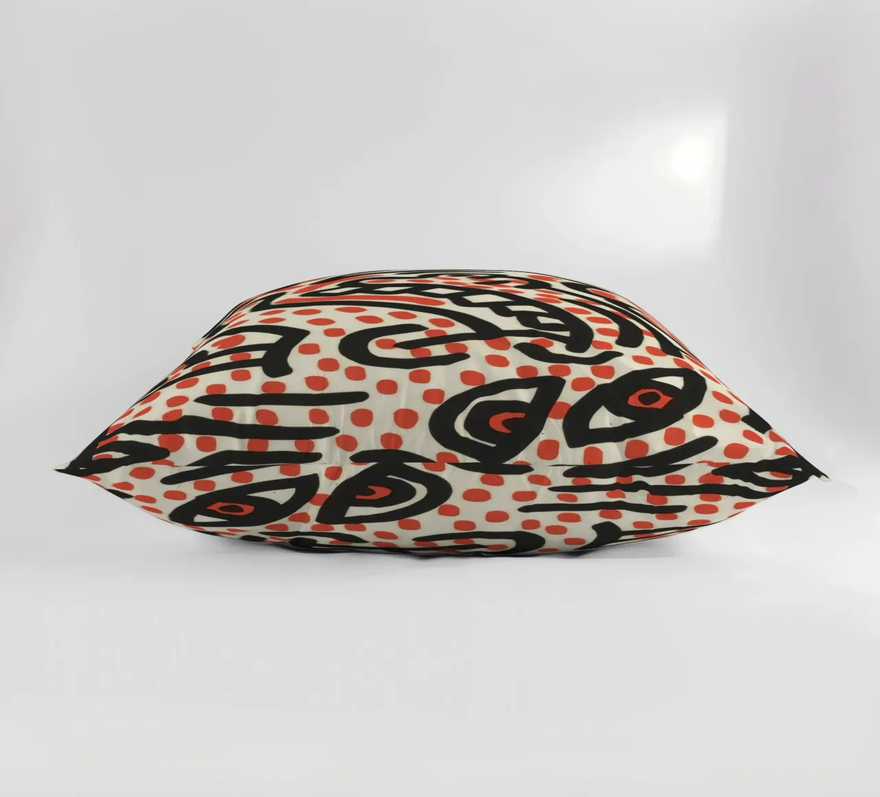 Keith Haring Ludo Abstract Pop Art Print decorative cushion by ClubArt