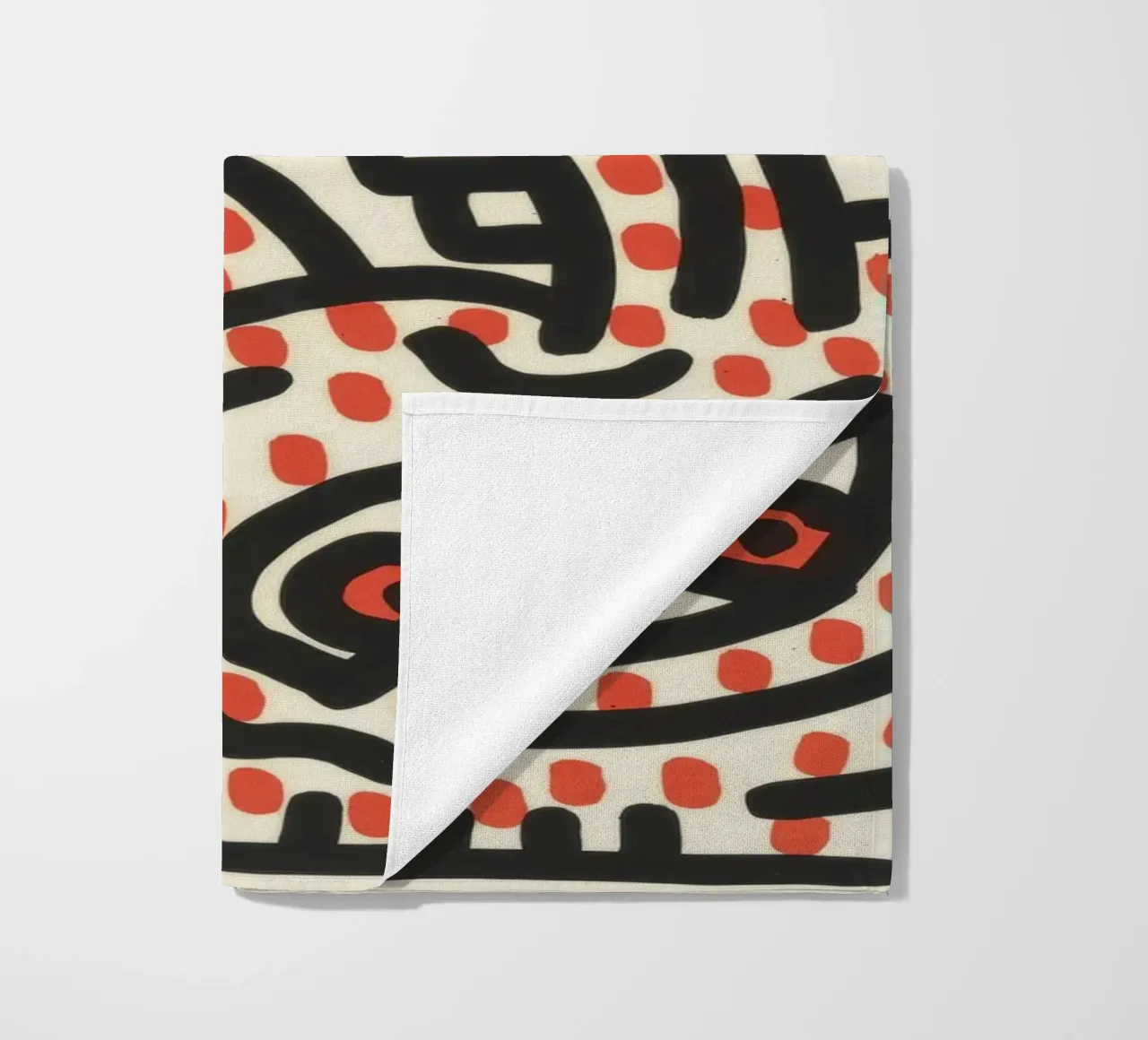 Keith Haring Ludo Abstract Pop Art Print toalla de playa de ClubArt