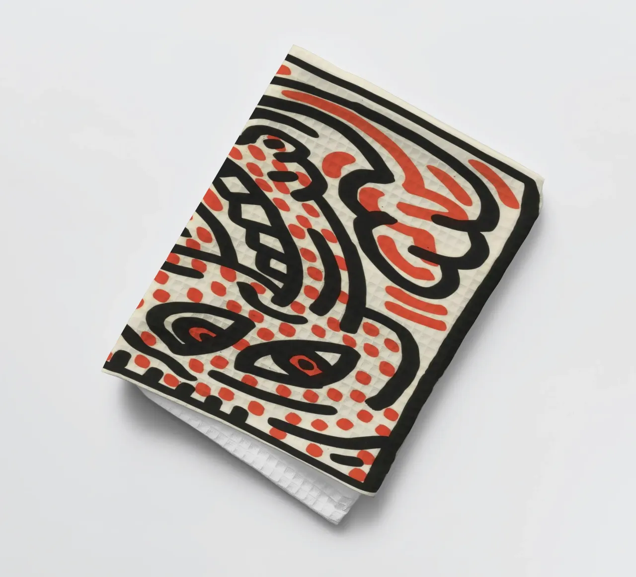 Keith Haring Ludo abstrait Pop Art Print torchon de ClubArt