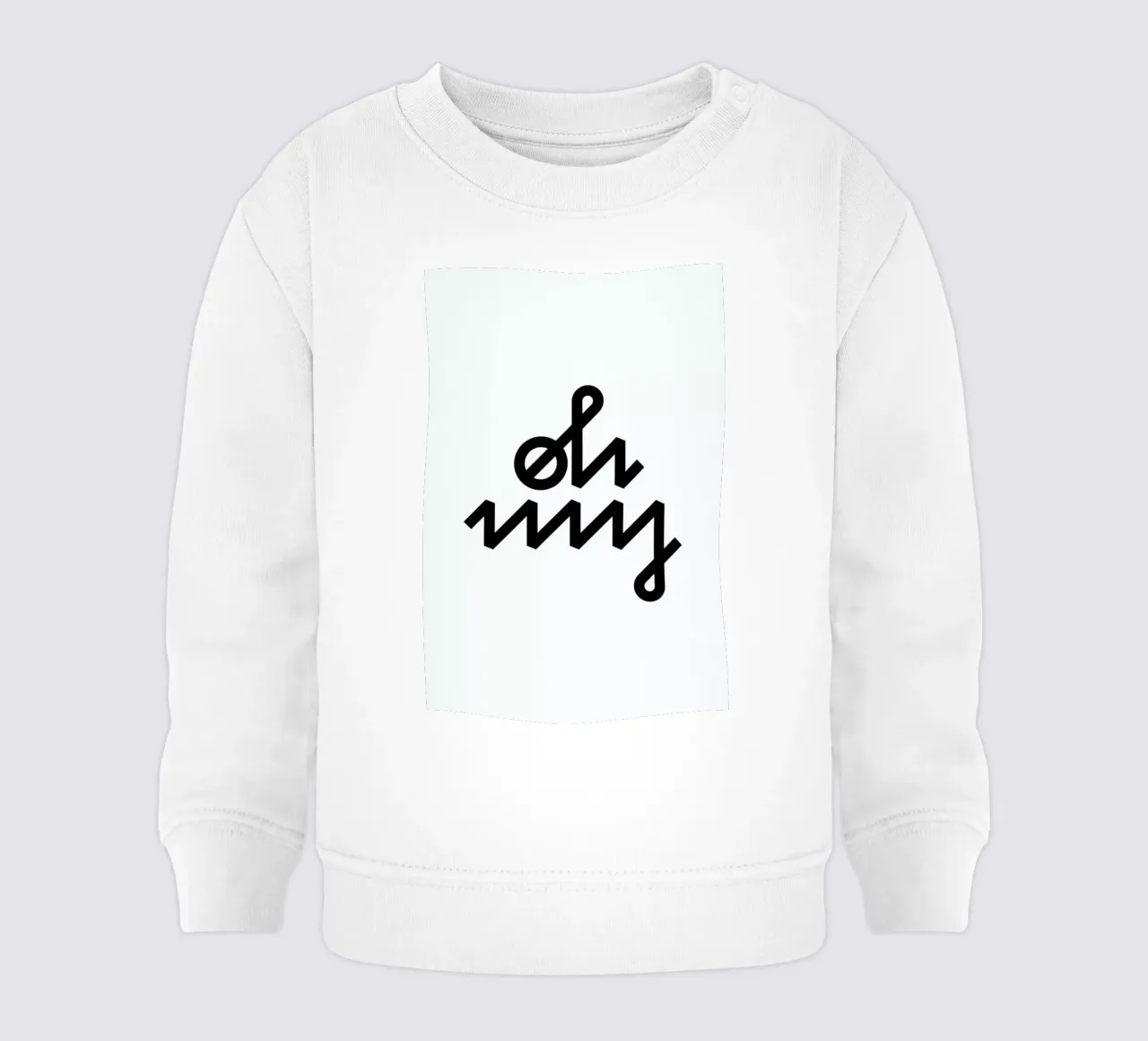 Oh My felpa neonato da BLAEK Design Studio