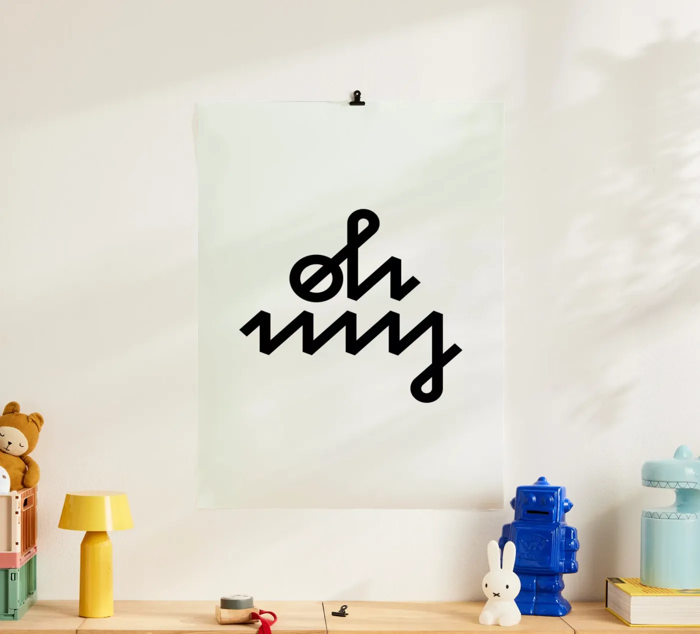 Oh My poster da BLAEK Design Studio