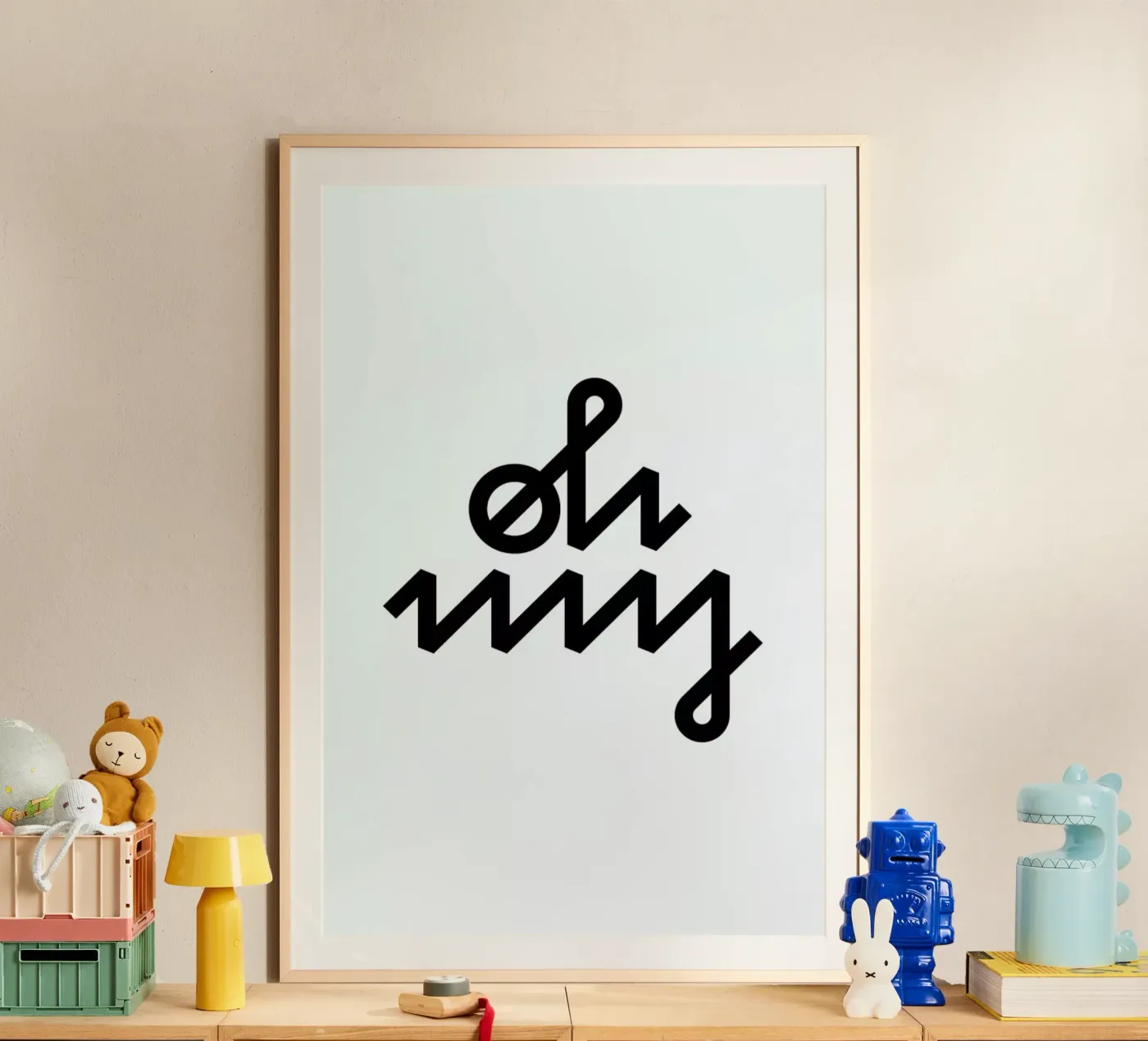 Oh My poster da BLAEK Design Studio