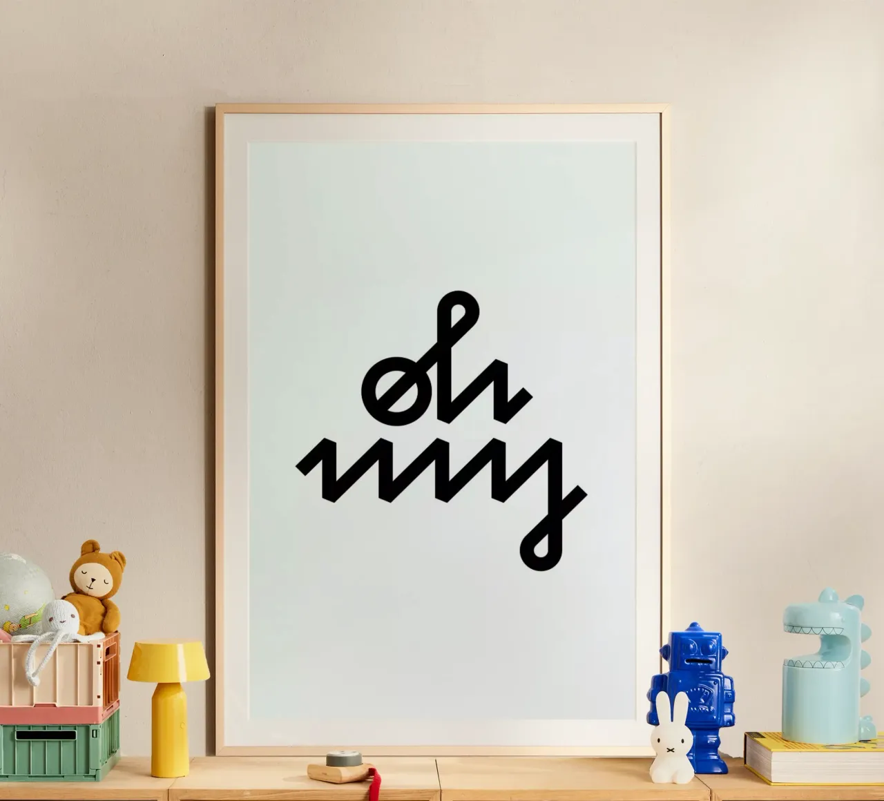 Oh My poster da BLAEK Design Studio