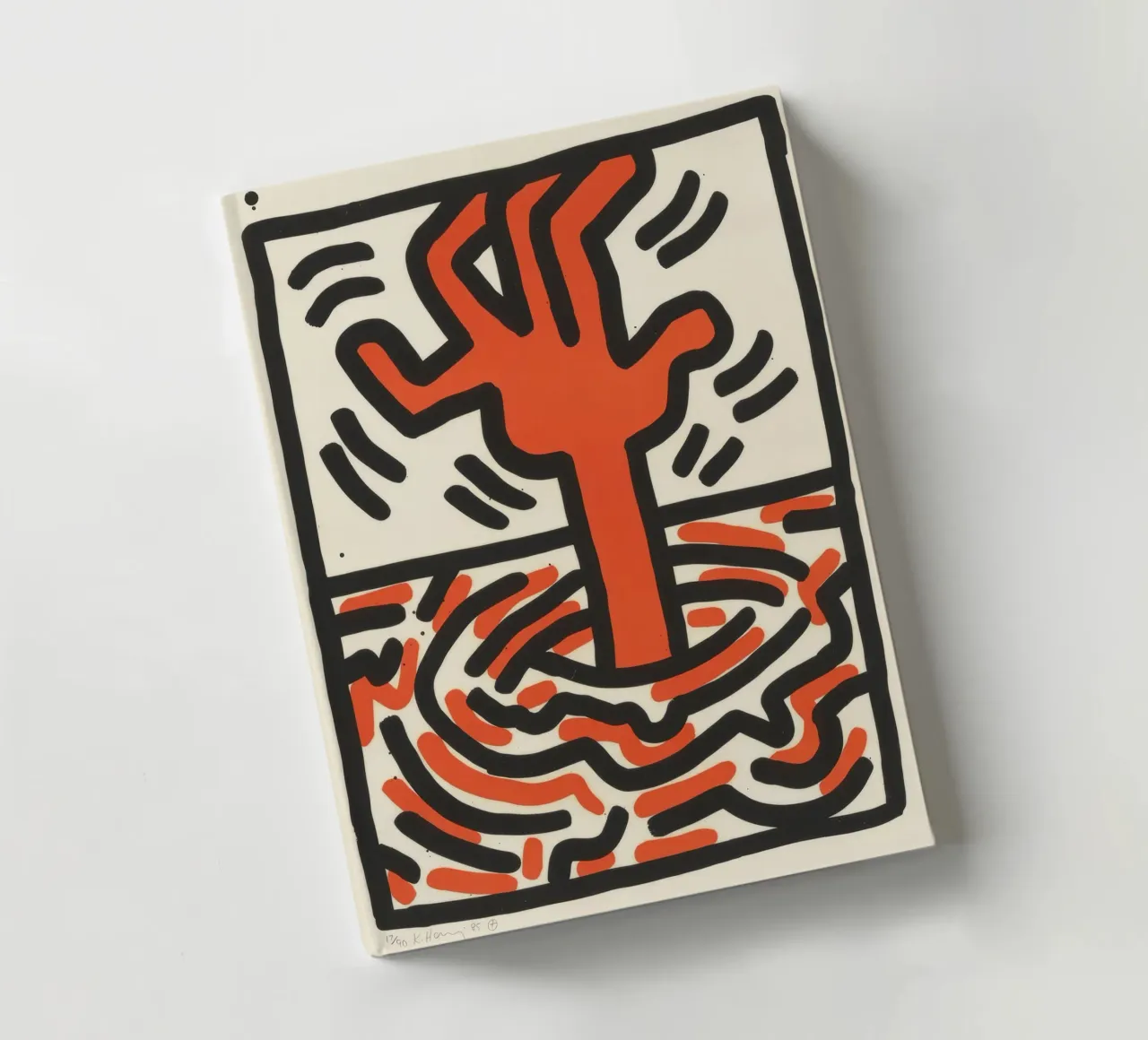 Keith Haring Ludo Abstract Pop Art notebook by ClubArt
