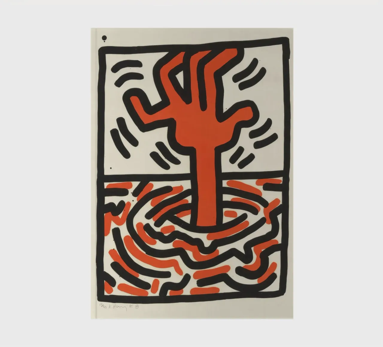 Keith Haring Ludo Abstract Pop Art notebook by ClubArt