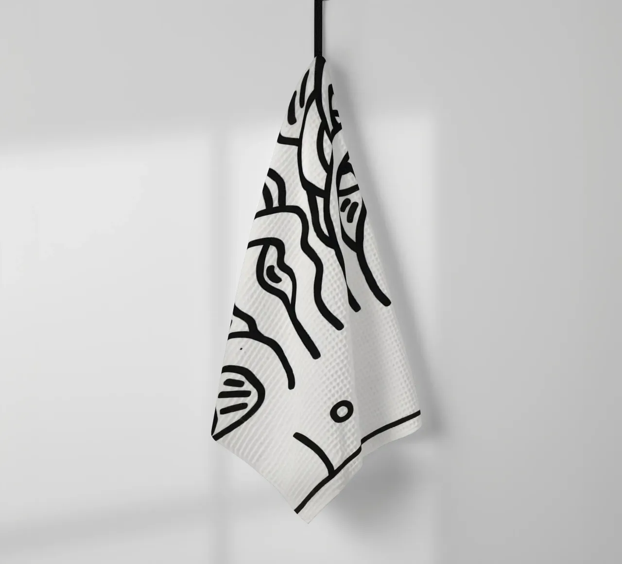 Keith Haring Tête de Méduse Pop Art Print torchon de ClubArt
