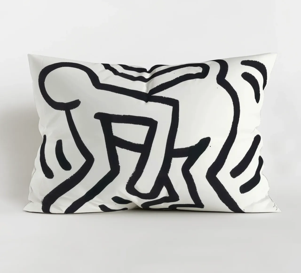 Stampa pop art di Keith Haring Monkey Man cuscino da ClubArt