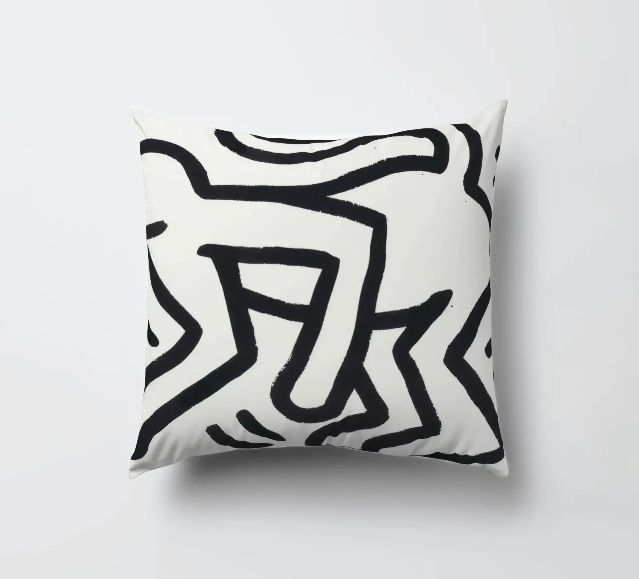 Stampa pop art di Keith Haring Monkey Man cuscino da ClubArt