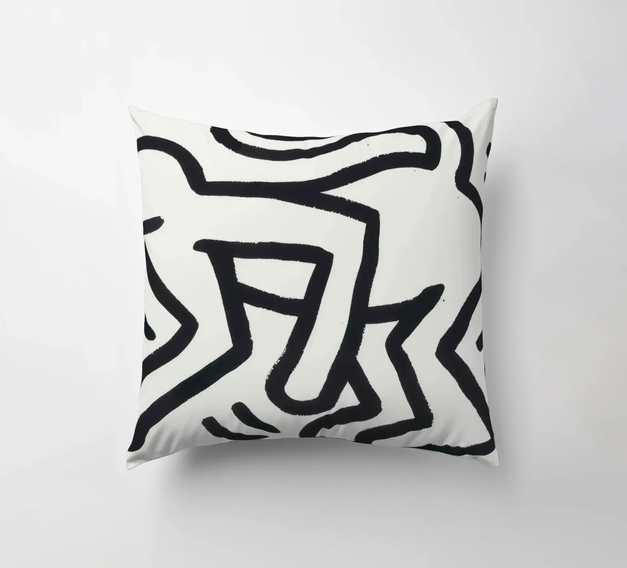 Stampa pop art di Keith Haring Monkey Man cuscino da ClubArt