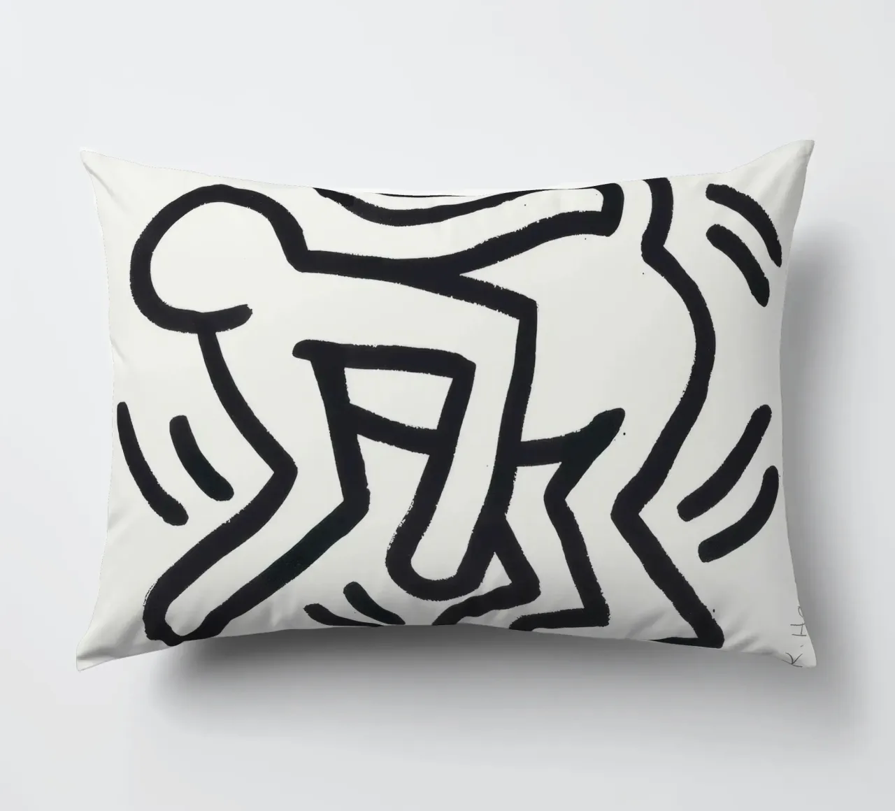 Stampa pop art di Keith Haring Monkey Man cuscino da ClubArt