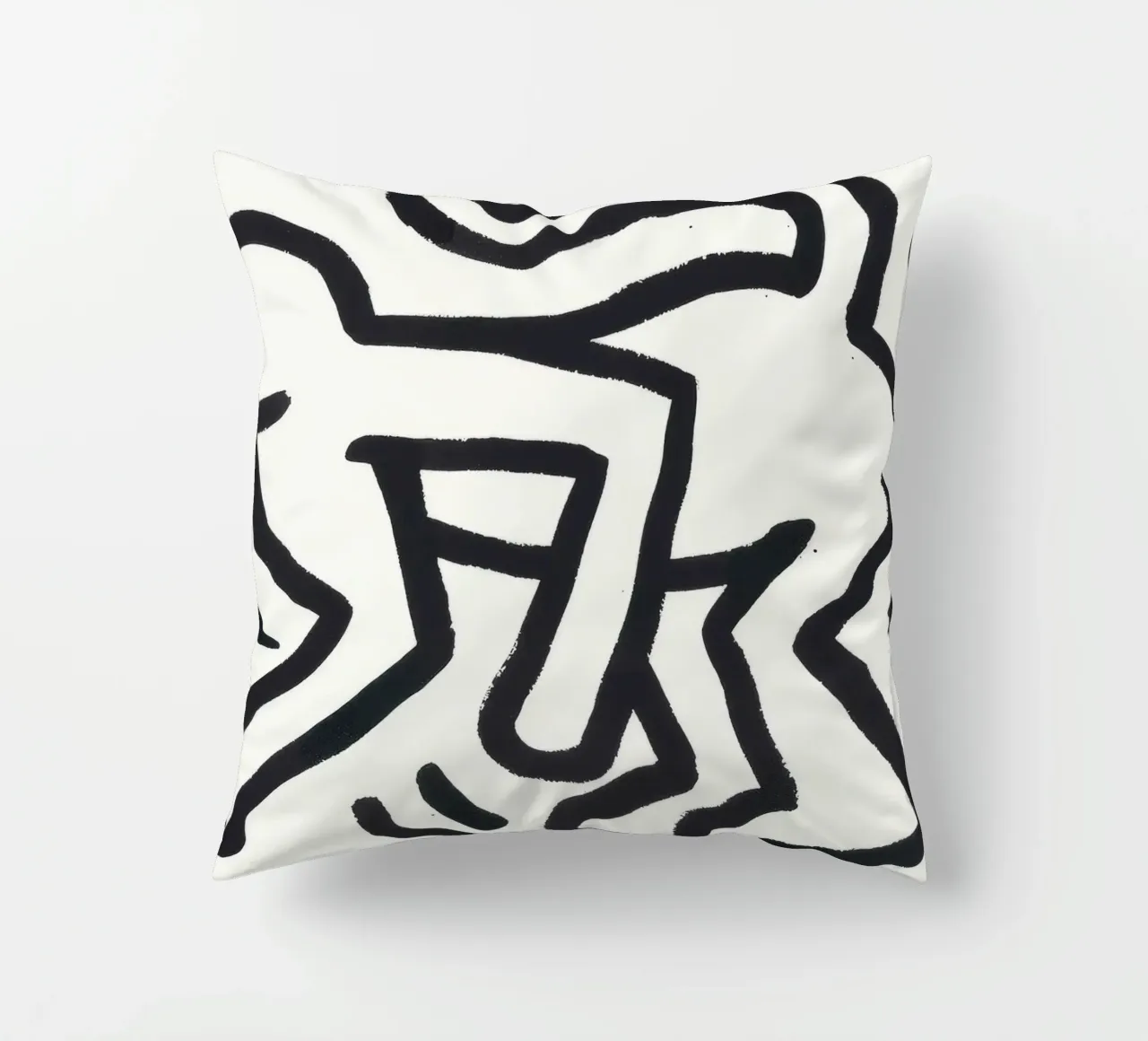 Stampa pop art di Keith Haring Monkey Man cuscino da ClubArt