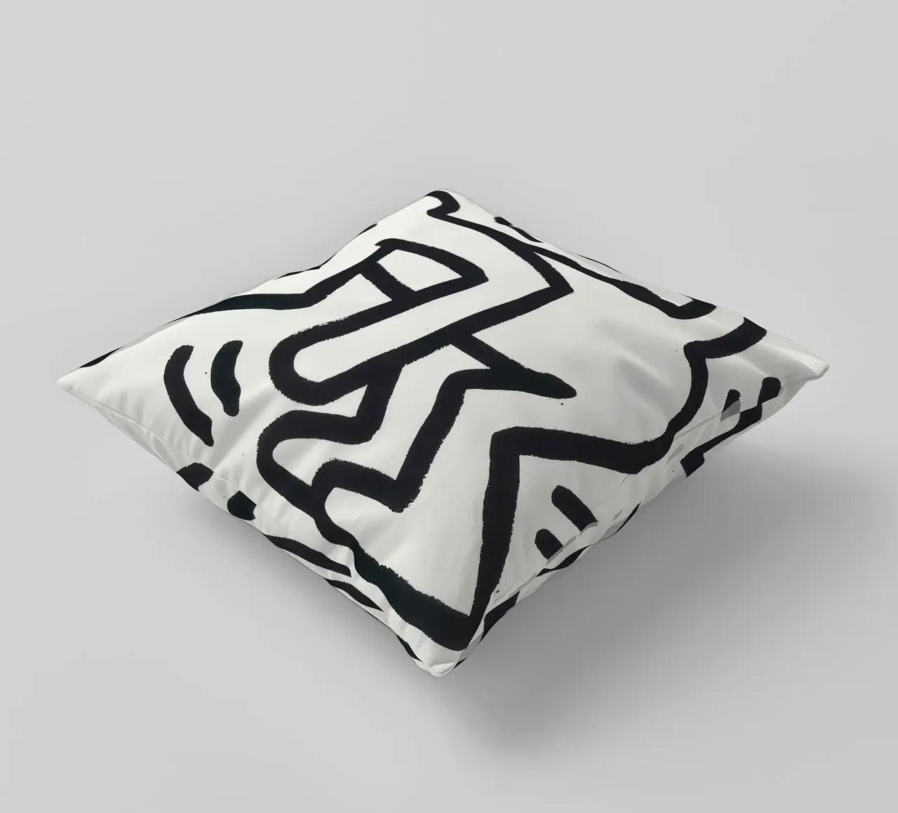 Stampa pop art di Keith Haring Monkey Man cuscino da ClubArt