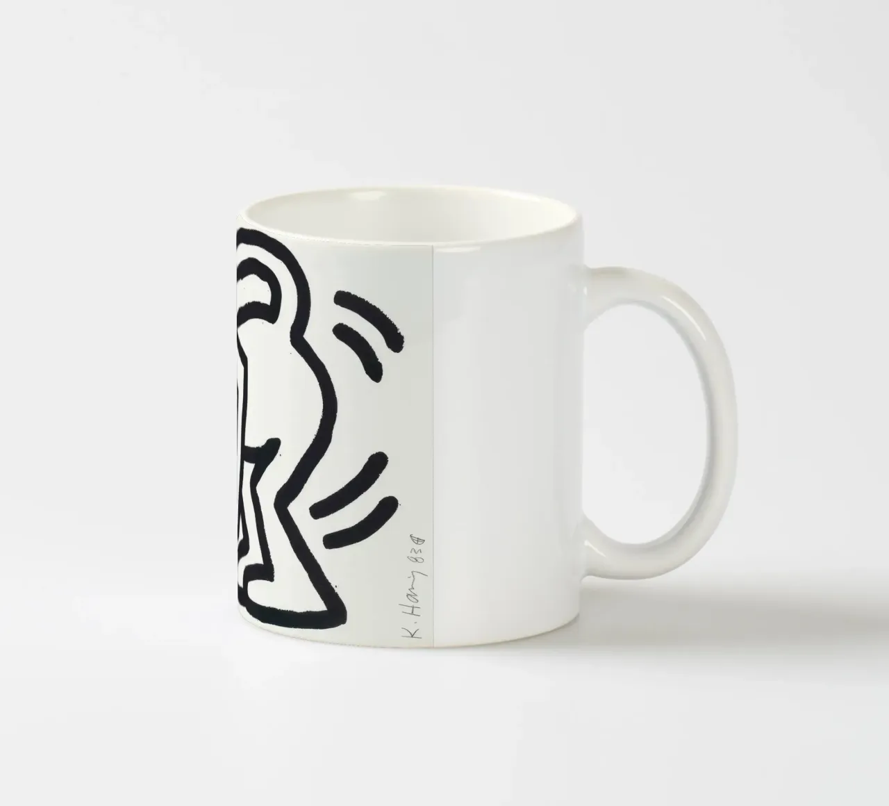 Stampa pop art di Keith Haring Monkey Man tazza in ceramica da ClubArt