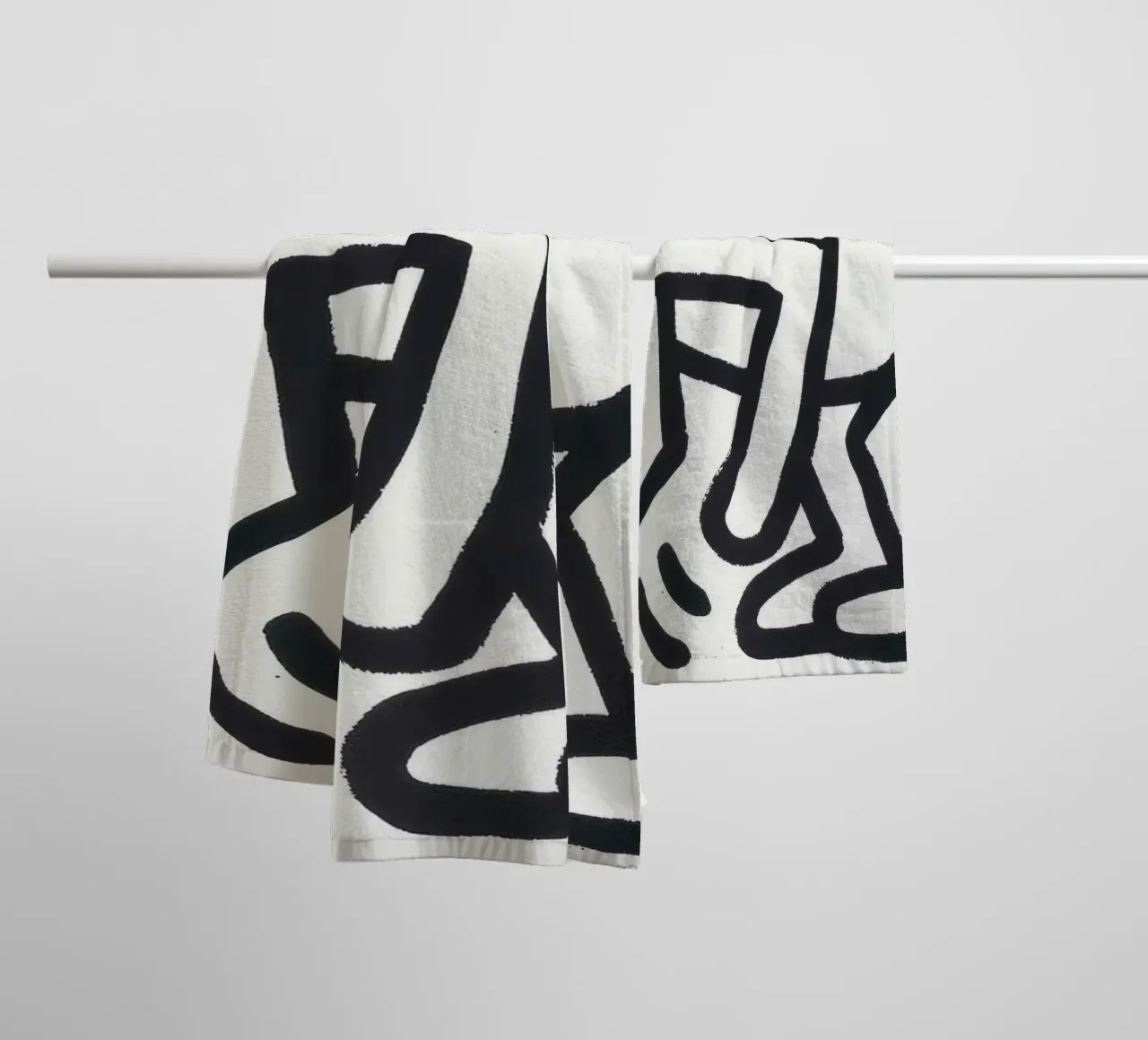 Keith Haring Monkey Man Pop Art Print towel by ClubArt