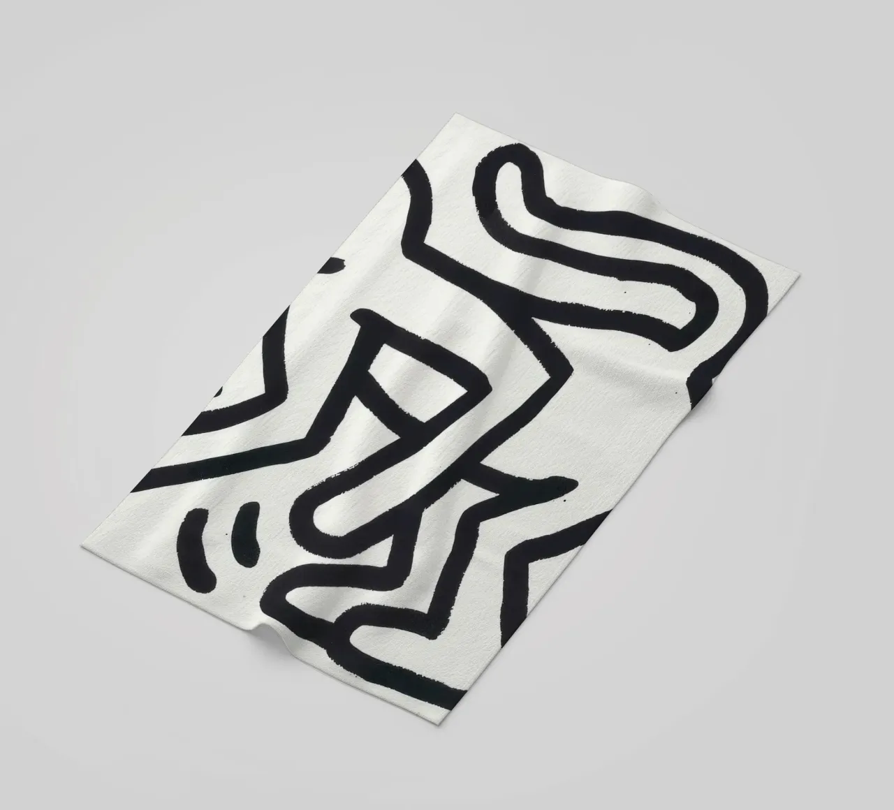 Stampa pop art di Keith Haring Monkey Man telo mare da ClubArt