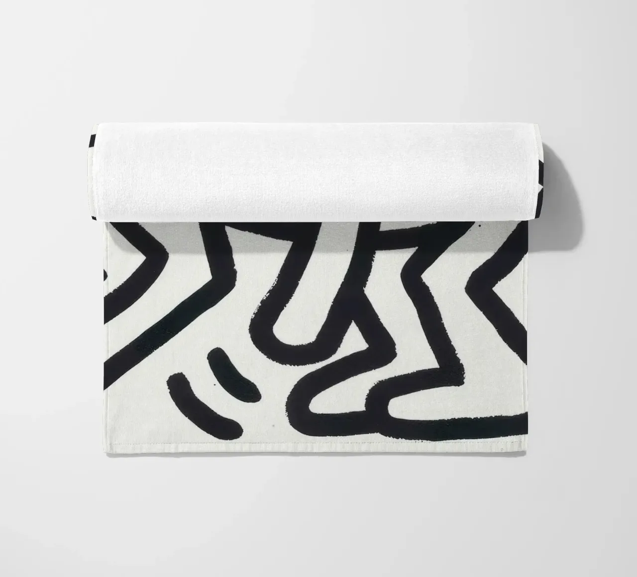 Stampa pop art di Keith Haring Monkey Man telo mare da ClubArt
