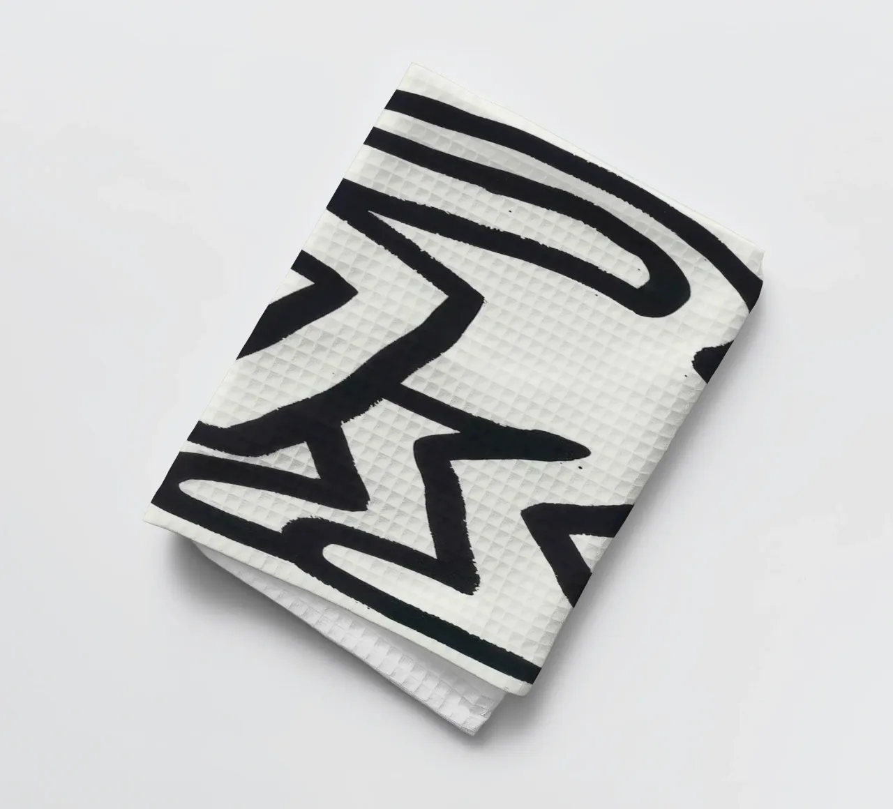 Keith Haring Monkey Man Pop Art Print torchon de ClubArt