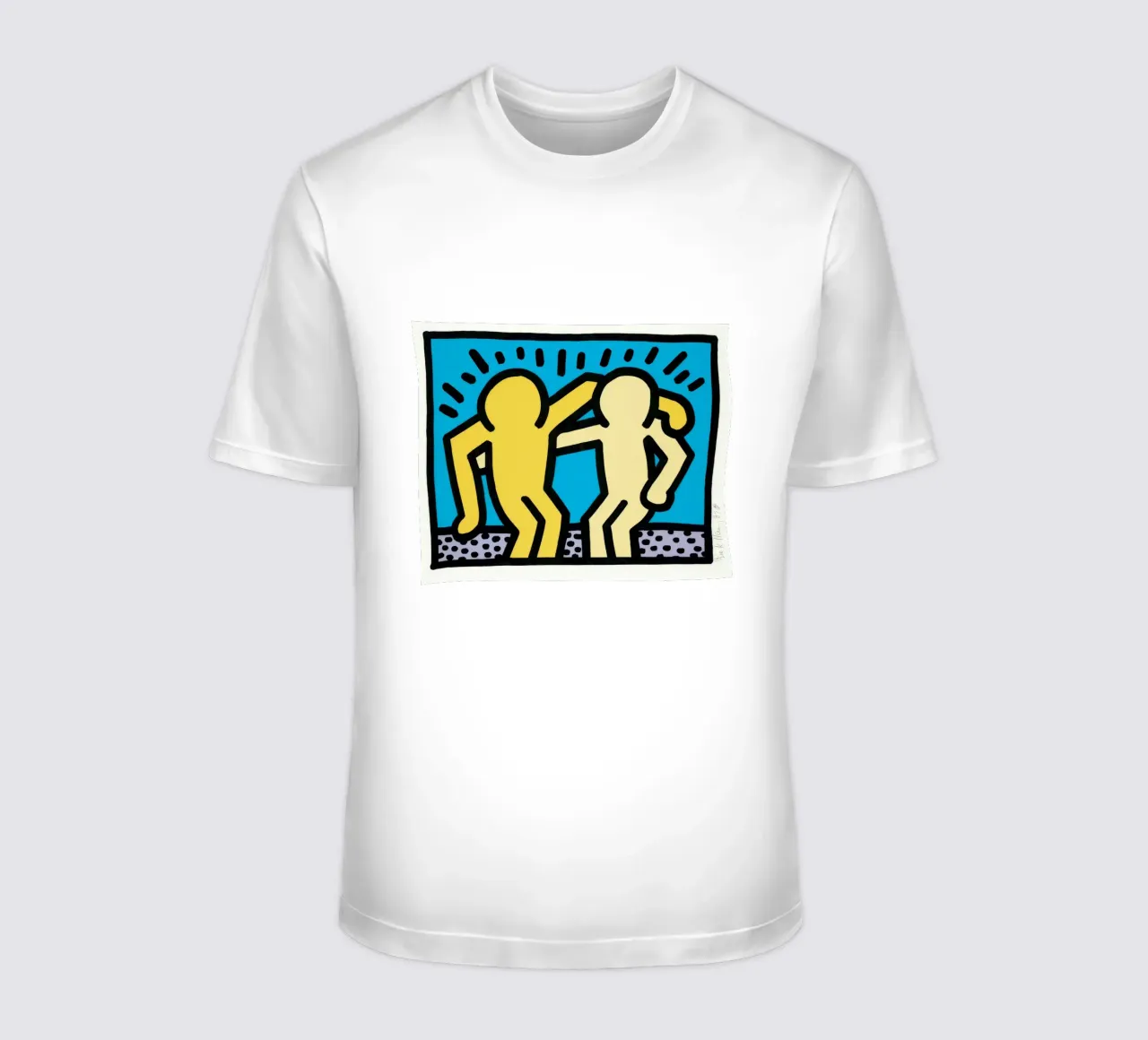 Keith Haring Pop Shop Amicizia Pop Art t-shirt da ClubArt
