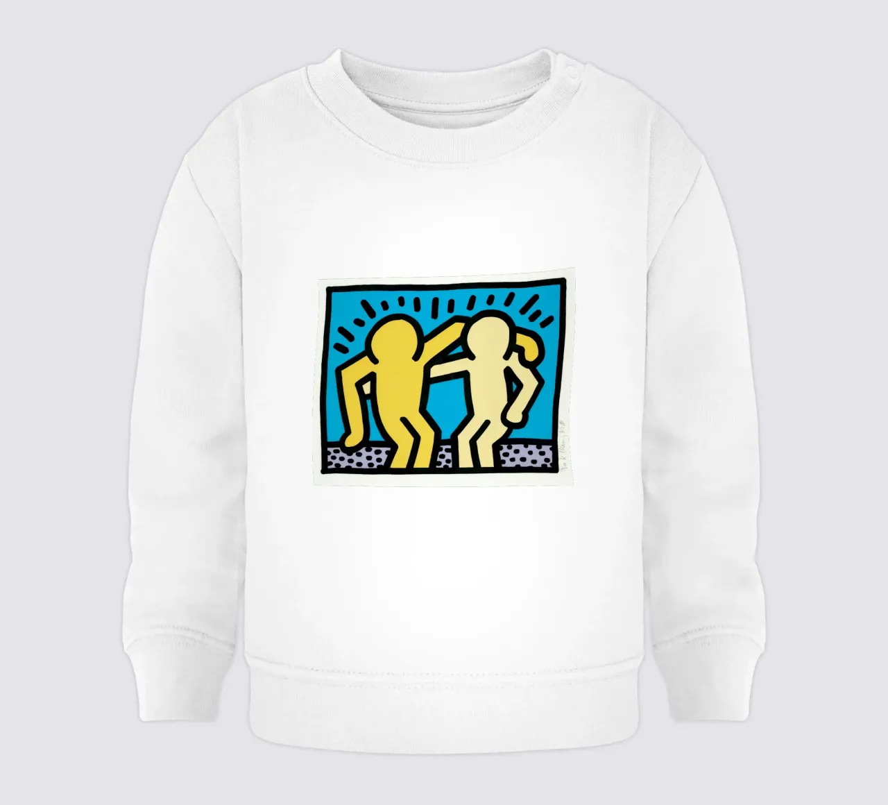 Keith Haring Pop Shop Amicizia Pop Art felpa neonato da ClubArt