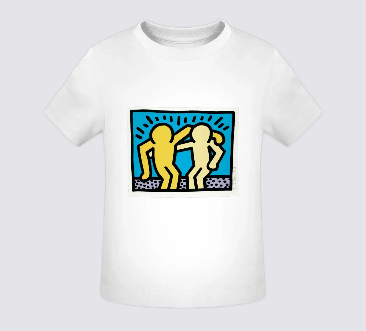 Keith Haring Pop Shop Amicizia Pop Art maglietta neonato da ClubArt