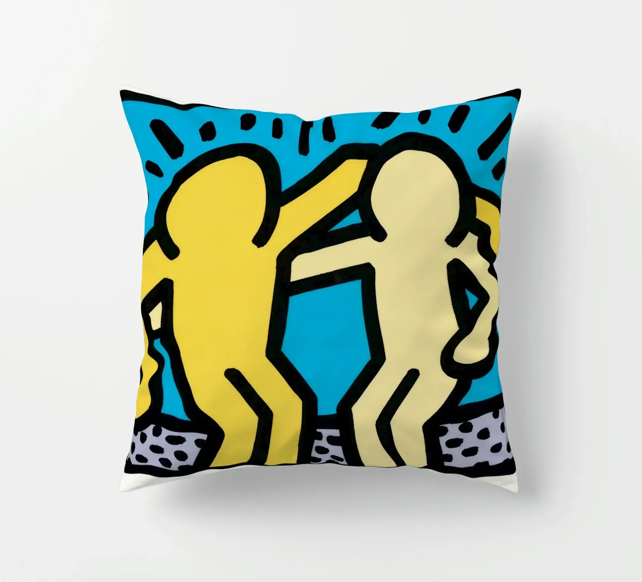 Keith Haring Pop Shop Amicizia Pop Art cuscino da ClubArt