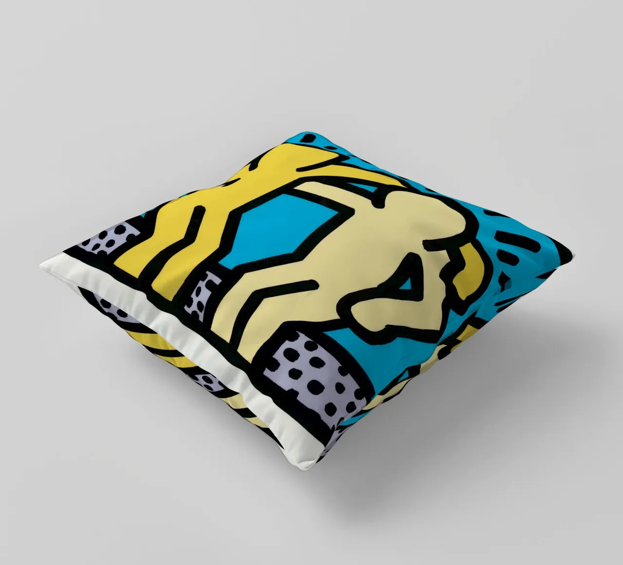 Keith Haring Pop Shop Amicizia Pop Art cuscino da ClubArt