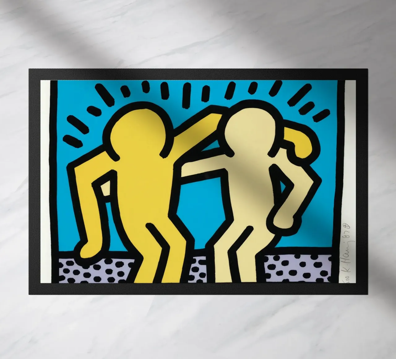 Keith Haring Pop Shop Amicizia Pop Art zerbino da ClubArt