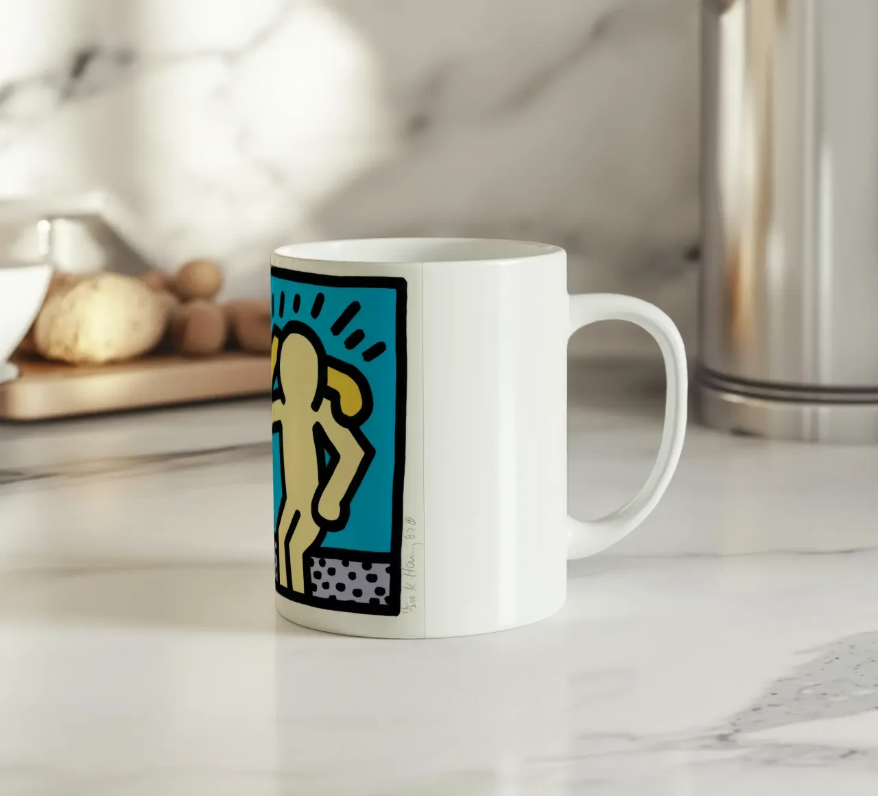 Keith Haring Pop Shop Amicizia Pop Art tazza in ceramica da ClubArt