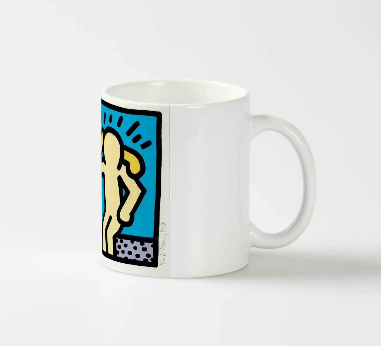 Keith Haring Pop Shop Amicizia Pop Art tazza in ceramica da ClubArt
