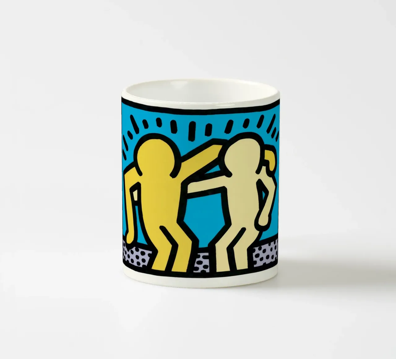 Keith Haring Pop Shop Amicizia Pop Art tazza in ceramica da ClubArt