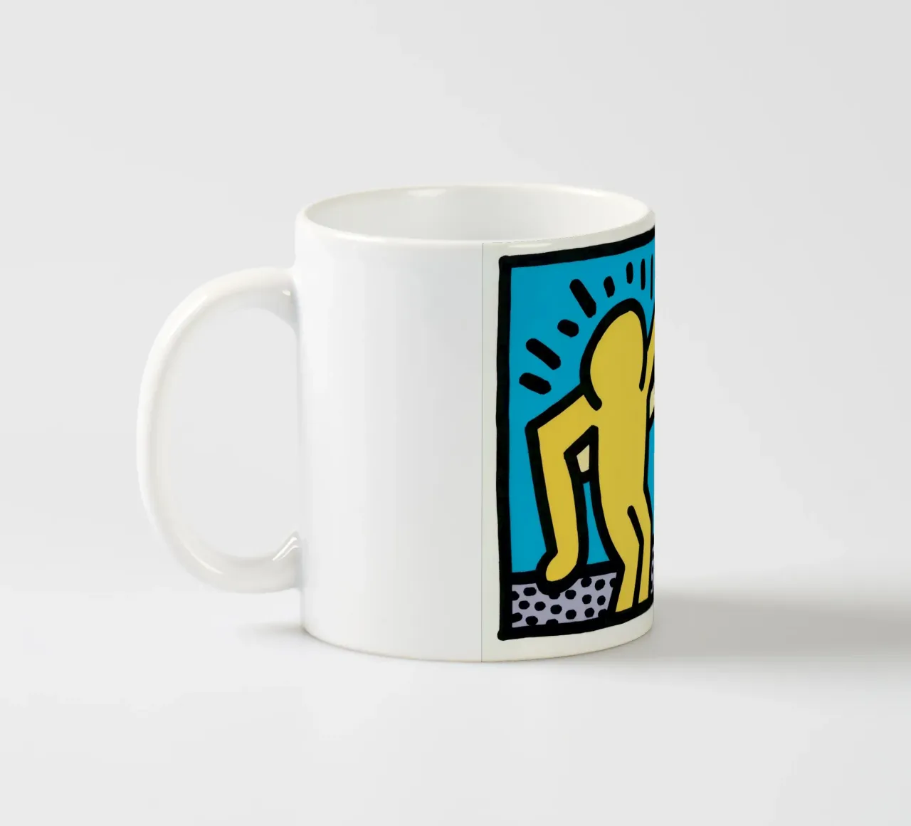 Keith Haring Pop Shop Amicizia Pop Art tazza in ceramica da ClubArt