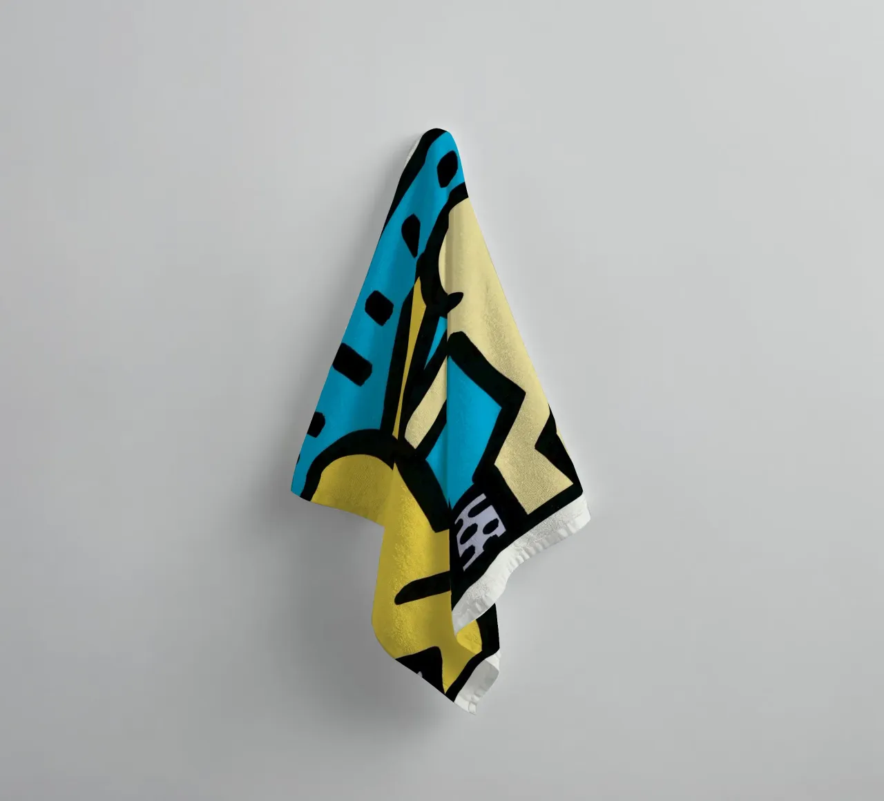 Keith Haring Pop Shop Amicizia Pop Art asciugamano da bagno da ClubArt