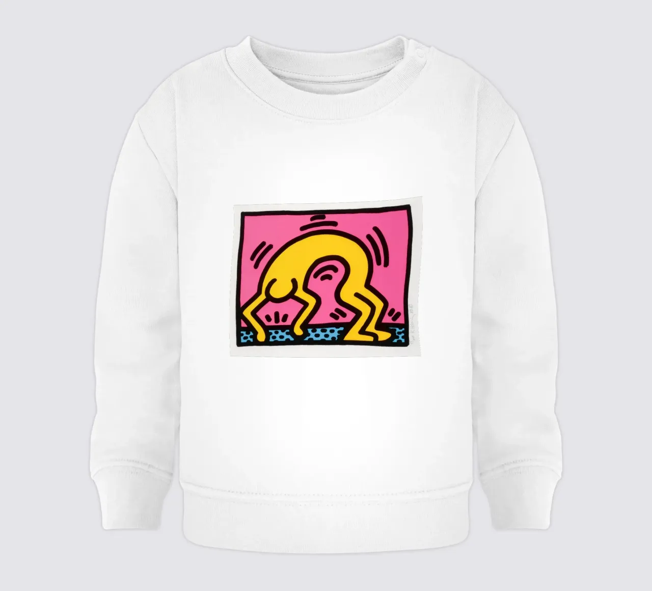 Stampa pop art di Keith Haring Pop Shop II felpa neonato da ClubArt