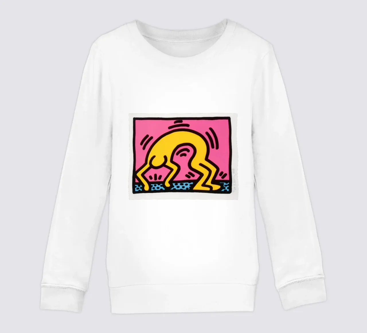 Stampa pop art di Keith Haring Pop Shop II felpa bambino da ClubArt