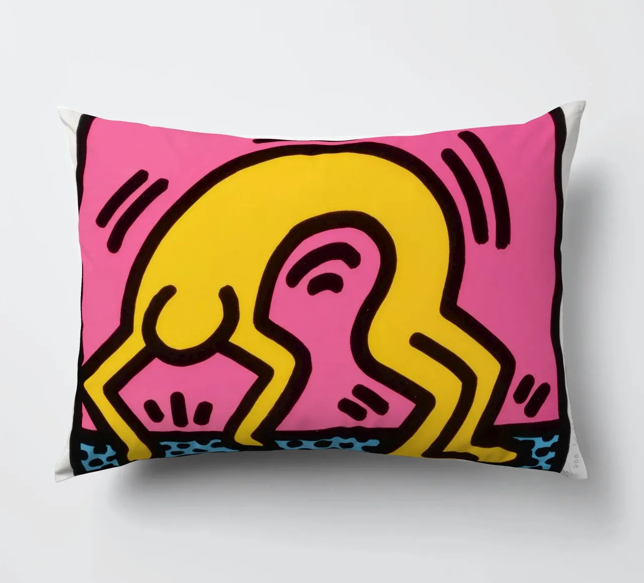 Stampa pop art di Keith Haring Pop Shop II cuscino da ClubArt