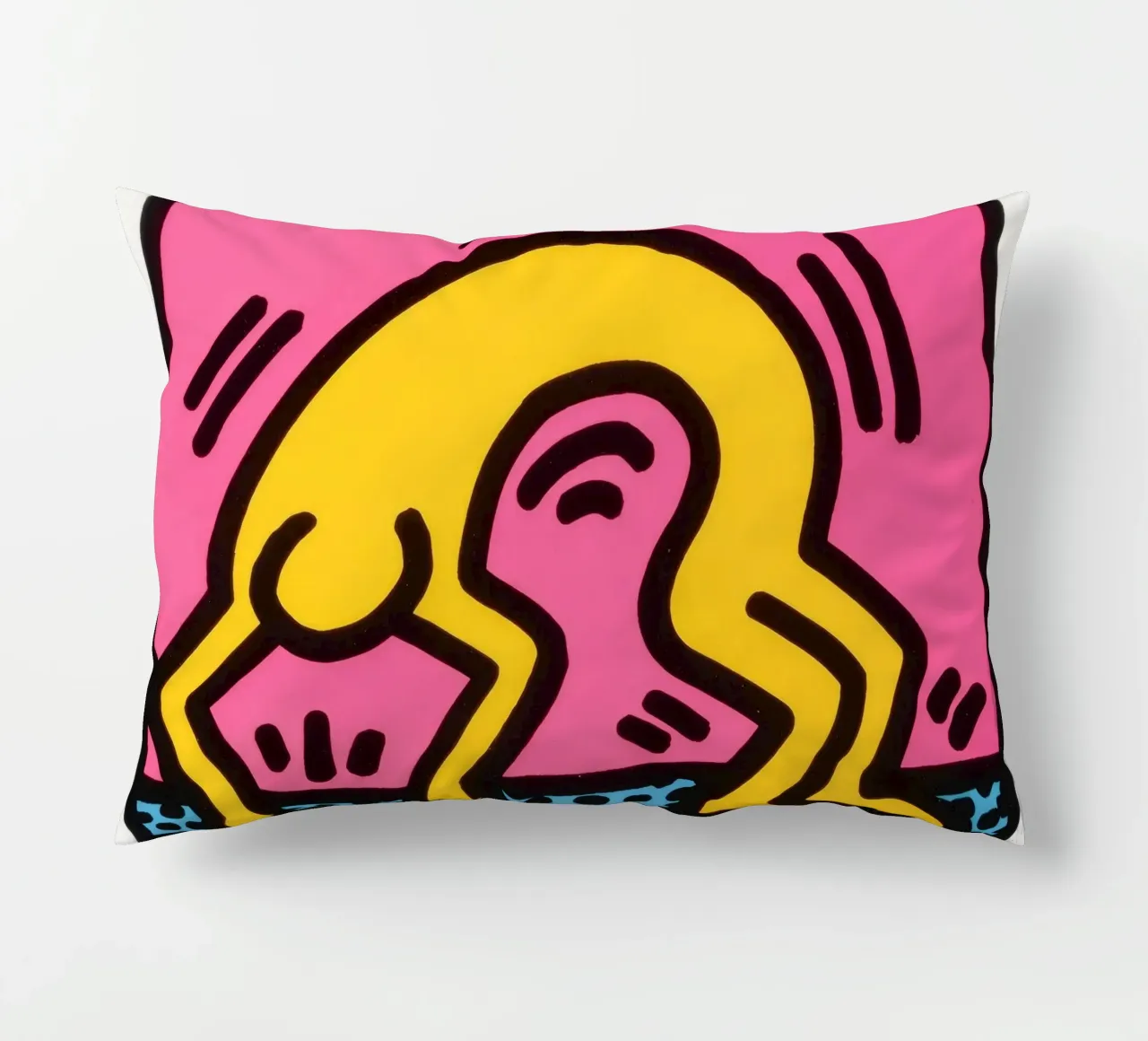 Stampa pop art di Keith Haring Pop Shop II cuscino da ClubArt