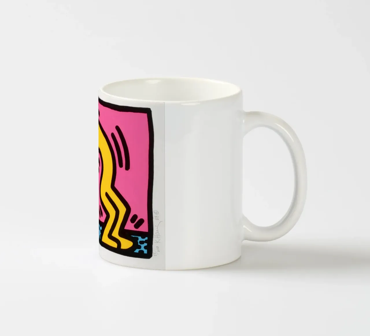 Stampa pop art di Keith Haring Pop Shop II tazza in ceramica da ClubArt