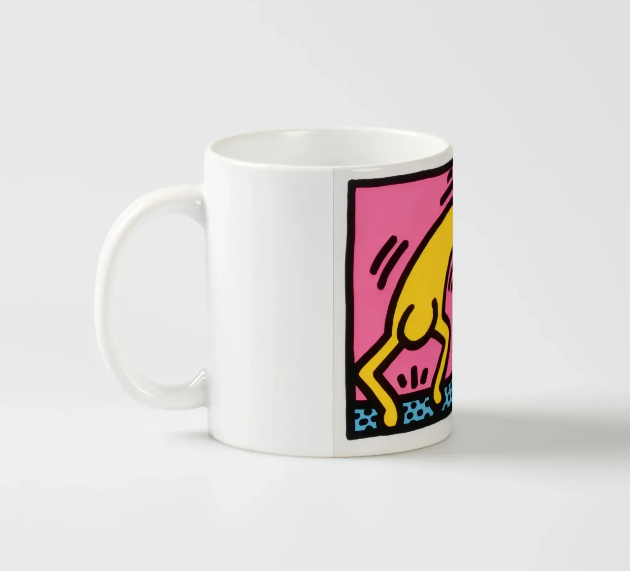Stampa pop art di Keith Haring Pop Shop II tazza in ceramica da ClubArt