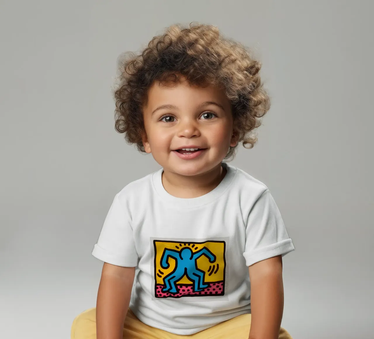 Keith Haring Pop Shop II Danza Pop Art maglietta neonato da ClubArt
